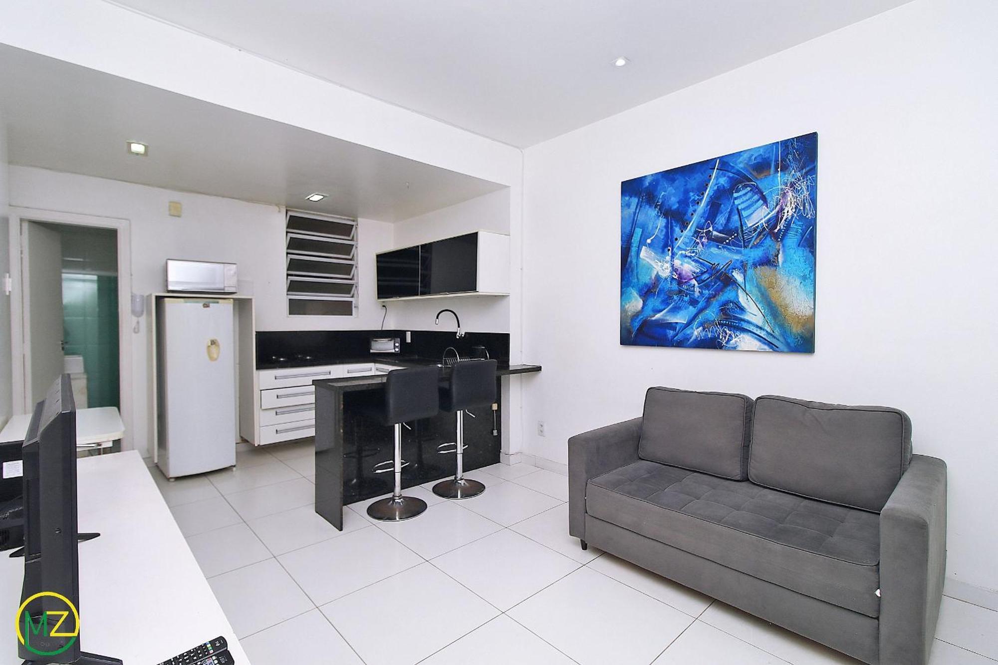 Studio Com Vista Lateral Para O Mar Em Copacabana ริโอเดจาเนโร ภายนอก รูปภาพ