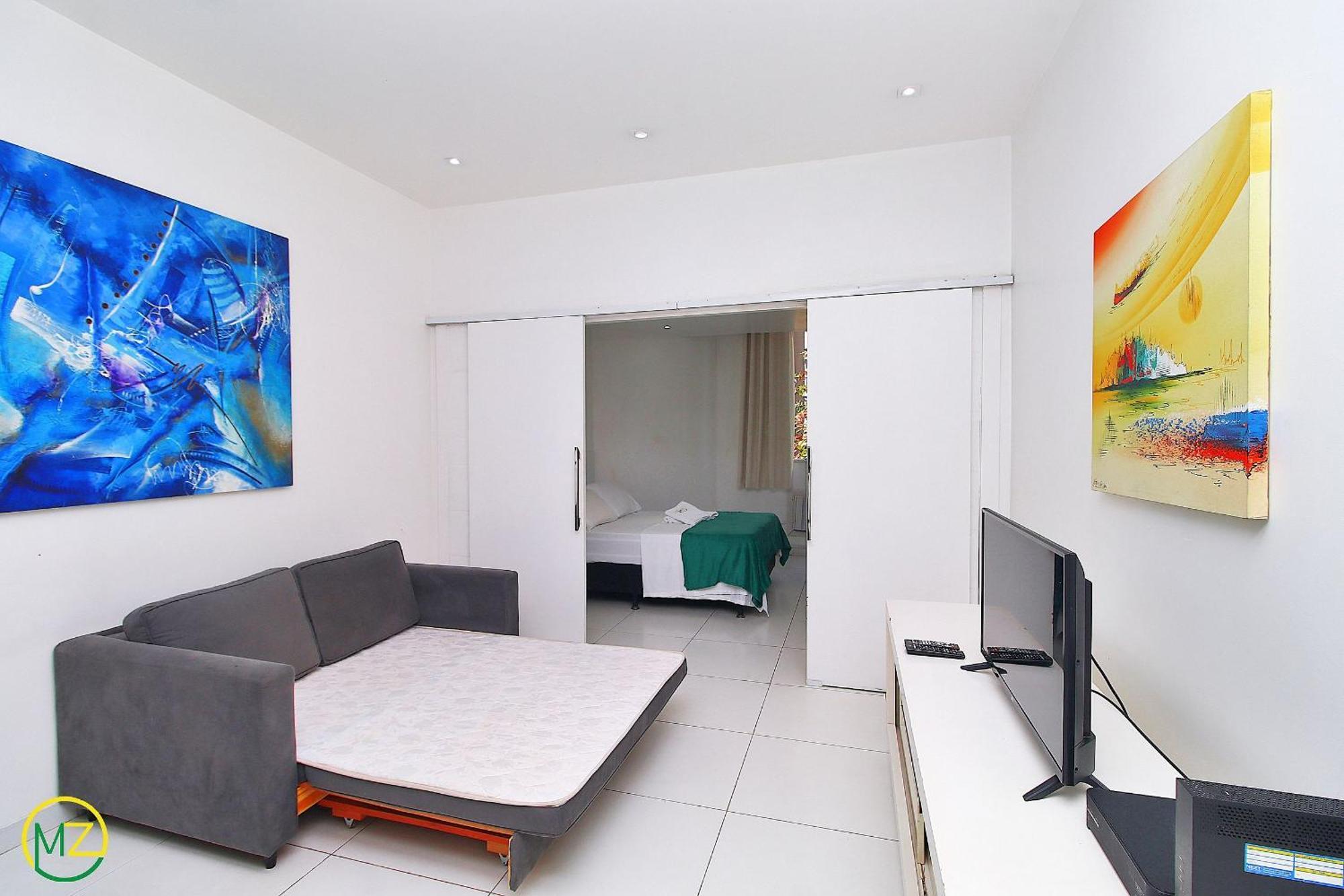 Studio Com Vista Lateral Para O Mar Em Copacabana ริโอเดจาเนโร ภายนอก รูปภาพ